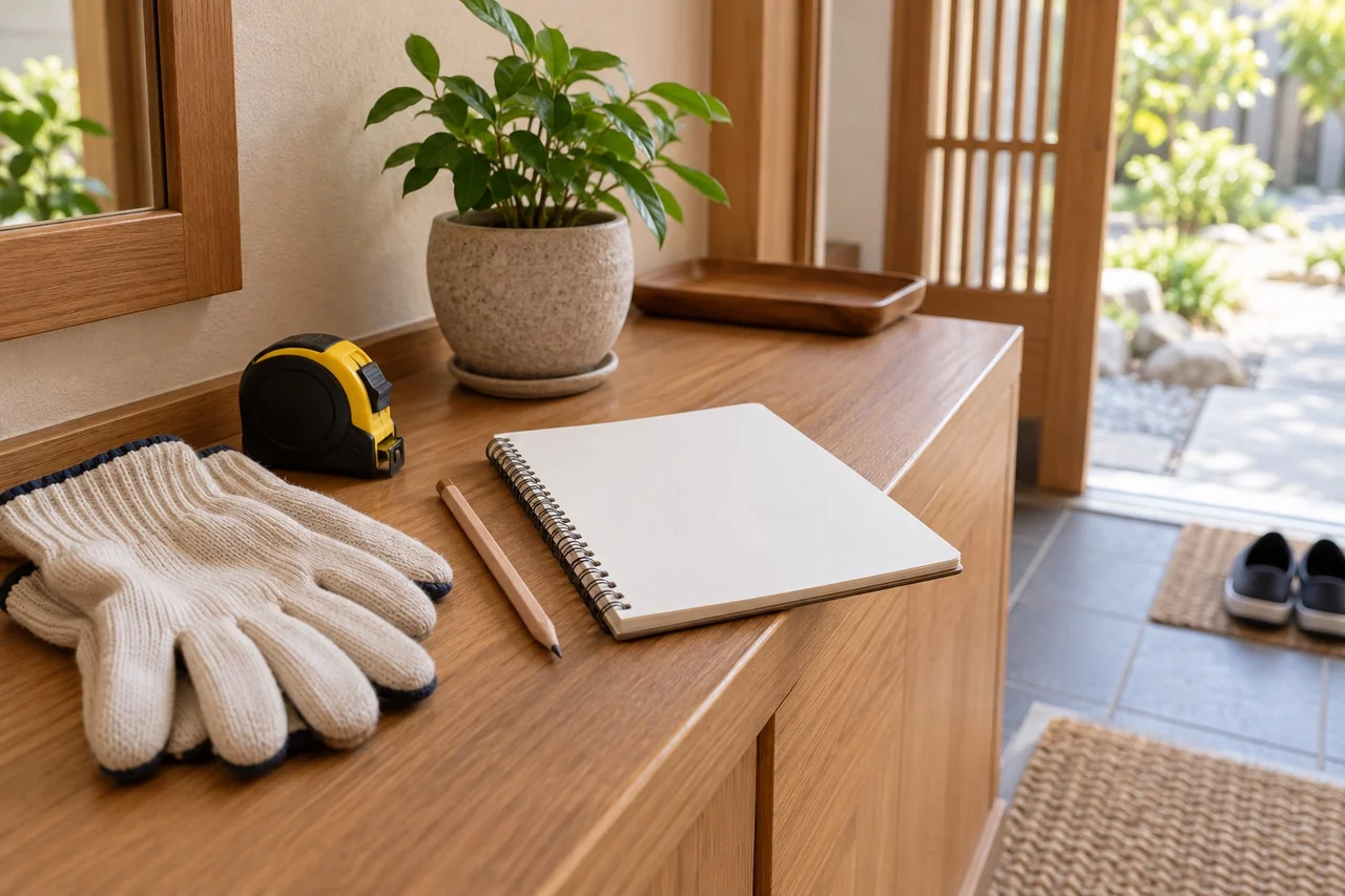 相談と見積もりを連想させる道具のイメージ画像